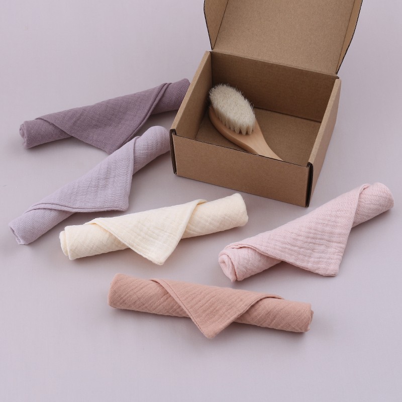 Baby Bath Set Factory - Handkerchief Wood Brush
