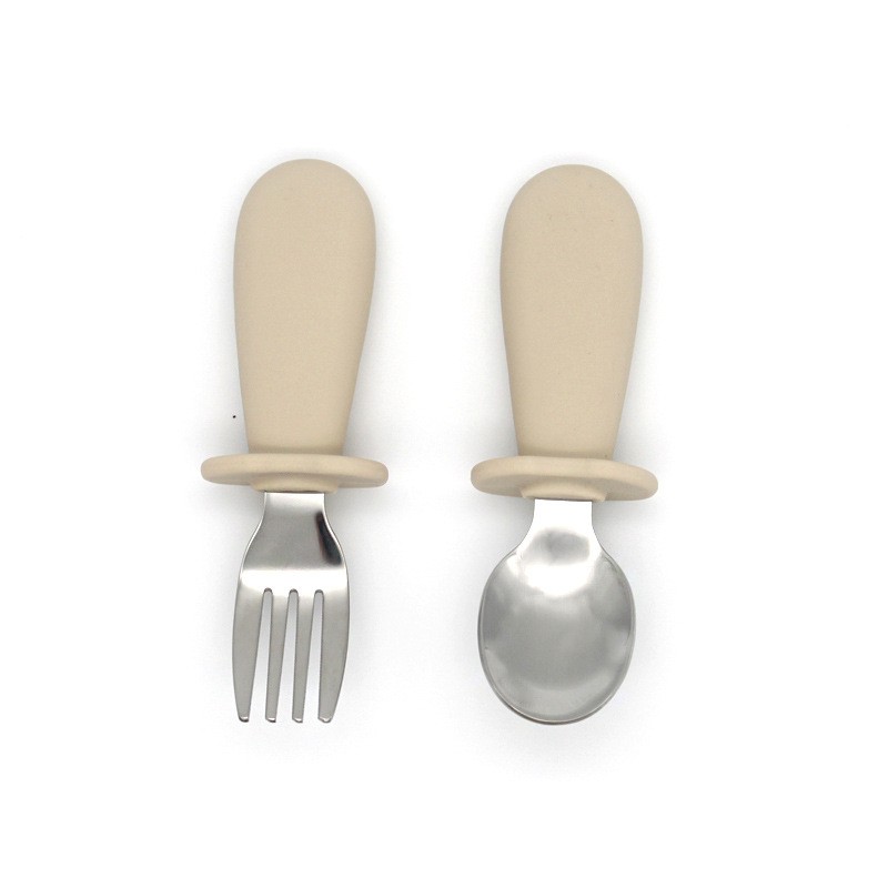Baby Cutlery Supplier - Silicone Handle Fork