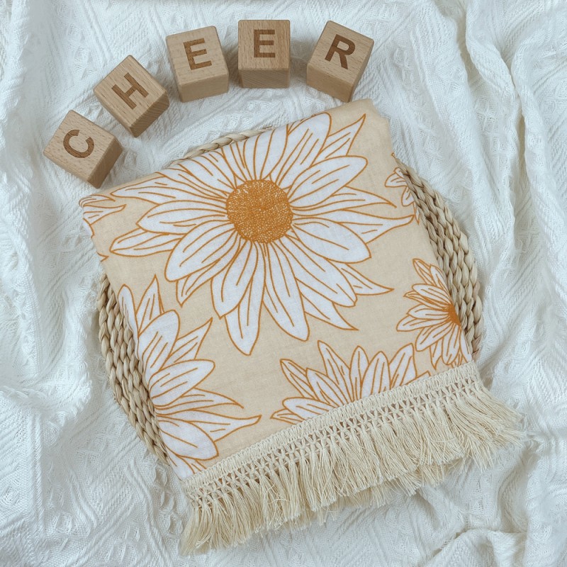 Baby Blanket Manufacturer - Printed Tassel High Quality