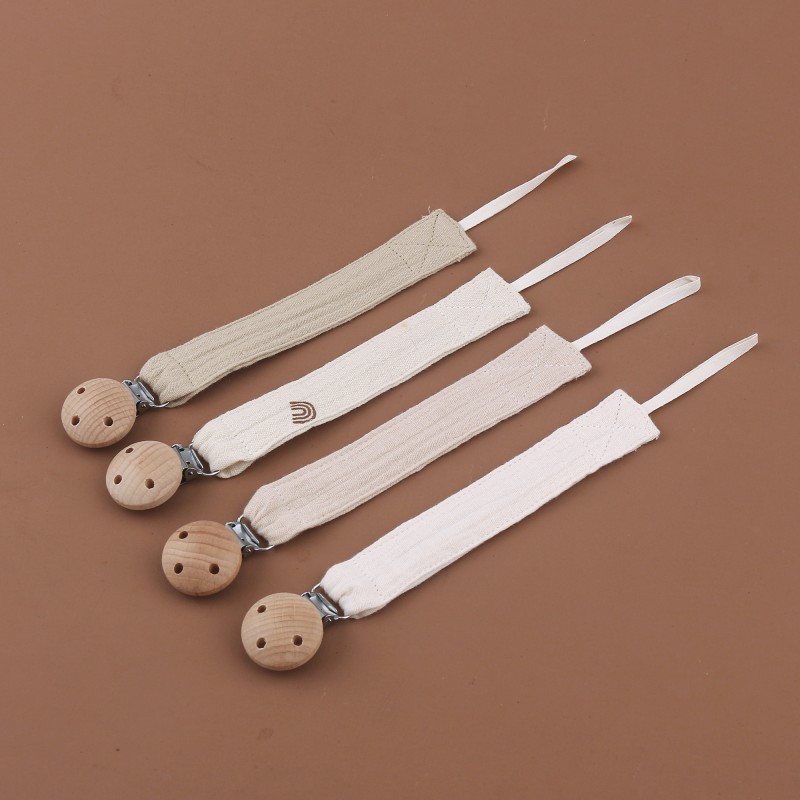 Pacifier Chain Factory - Beech Wooden Holder Clip