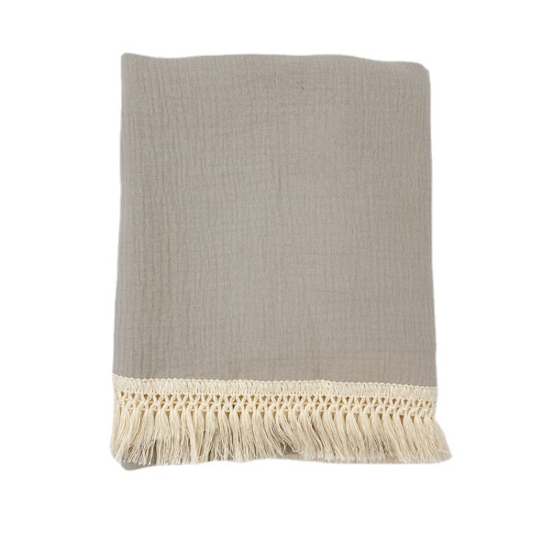 Baby Blanket Manufacturer - Printed Tassel High Quality