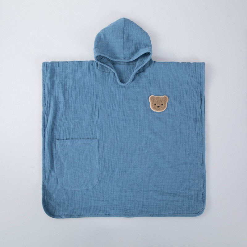 Children Bathrobe Supplier - Cotton Hooded Beach