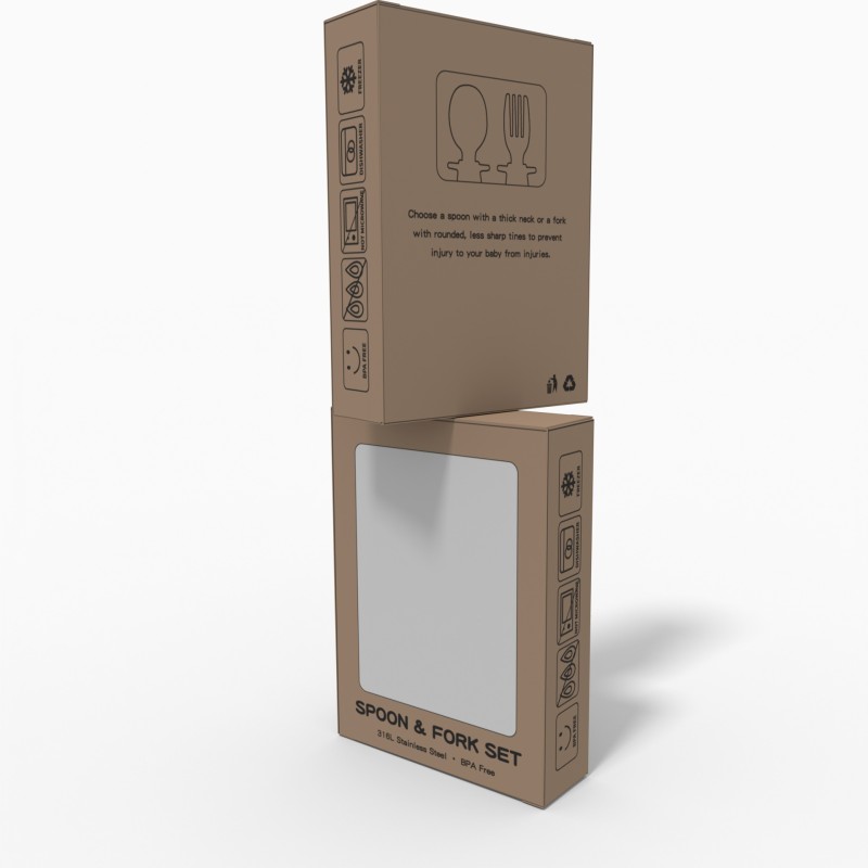 Baby Cutlery Supplier - Silicone Handle Fork