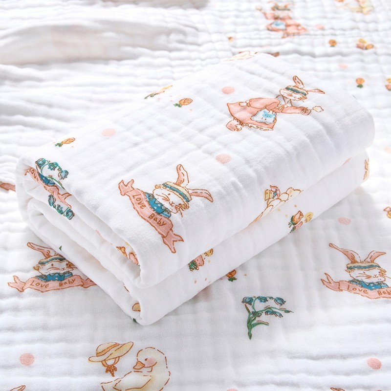 Baby Towel Supplier - 6-Layer Cotton Gauze