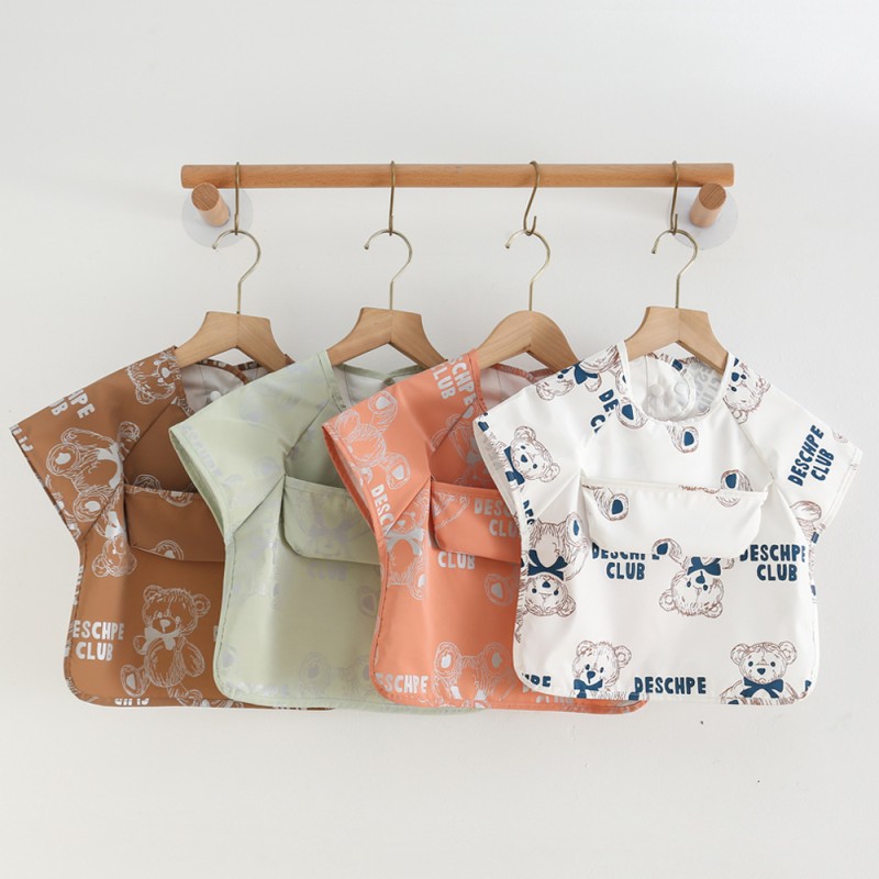 Baby Bib Manufacturer - Waterproof PU Smock Custom OEM