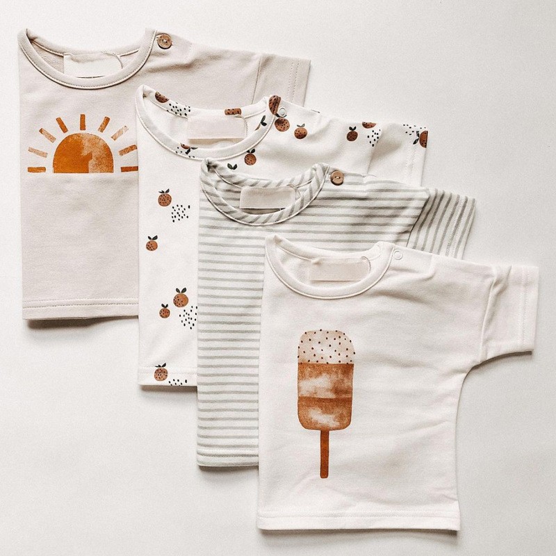 Baby Tops Factory - Printed Short-Sleeved T-shirt
