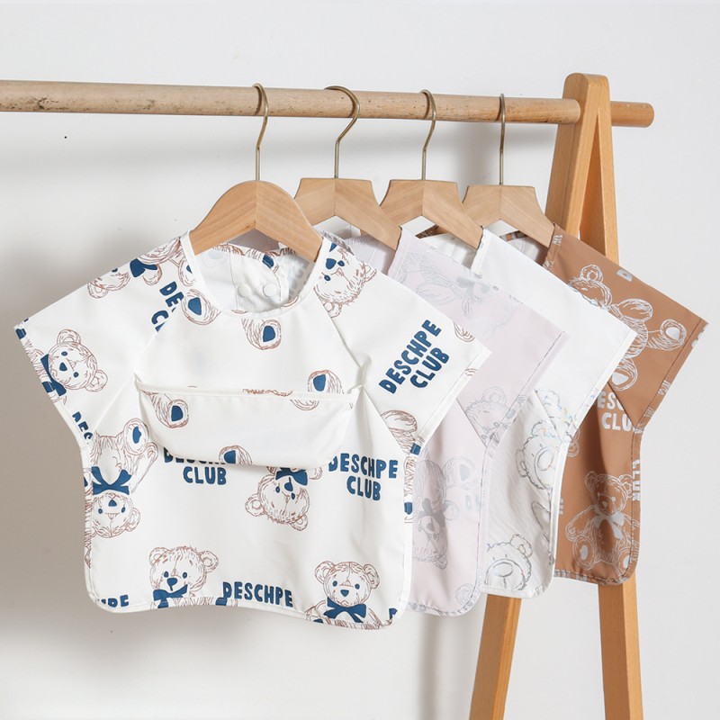 Baby Bib Manufacturer - Waterproof PU Smock Custom OEM