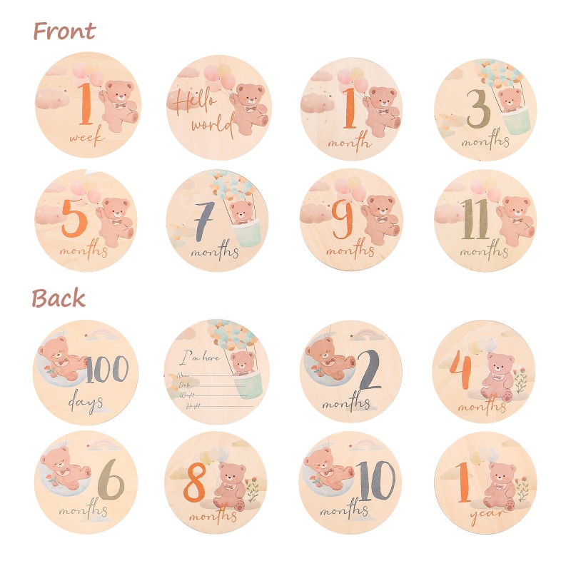 Photo Cards Factory - Monthly Milestone Custom