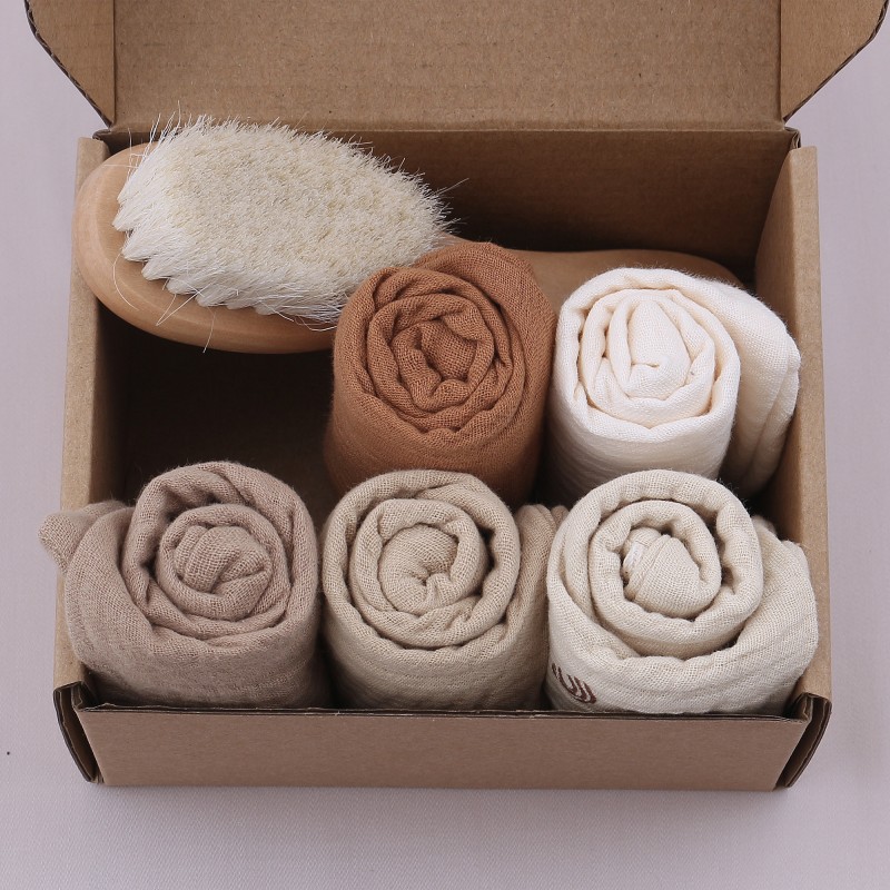 Baby Handkerchief Factory - Muslin 5pcs Set Gift