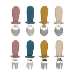 Baby Cutlery Supplier - Silicone Handle Fork