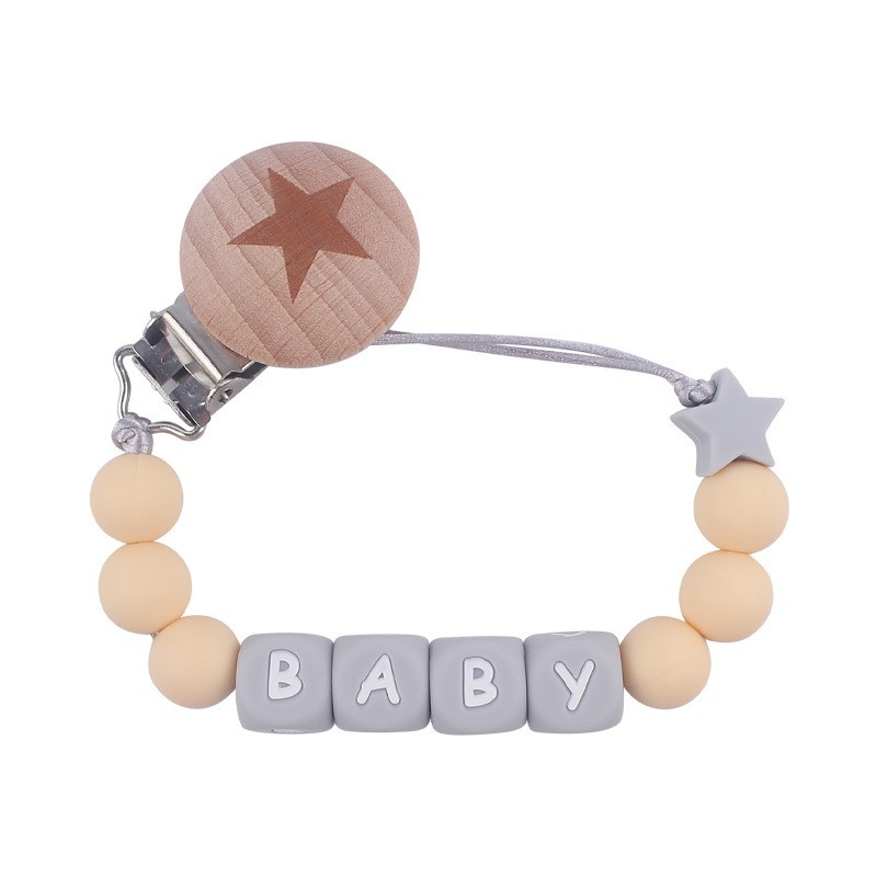 Baby Pacifier Chain Factory - Food Grade Star Teether