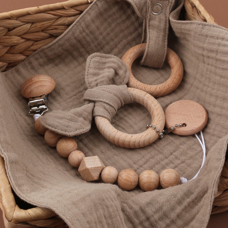 Wooden Teething Toy Factory - Newborn Bathing Set