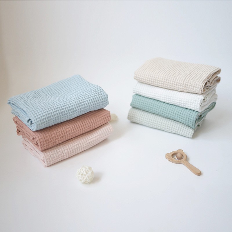 Baby Blanket Supplier - Waffle Cotton Solid