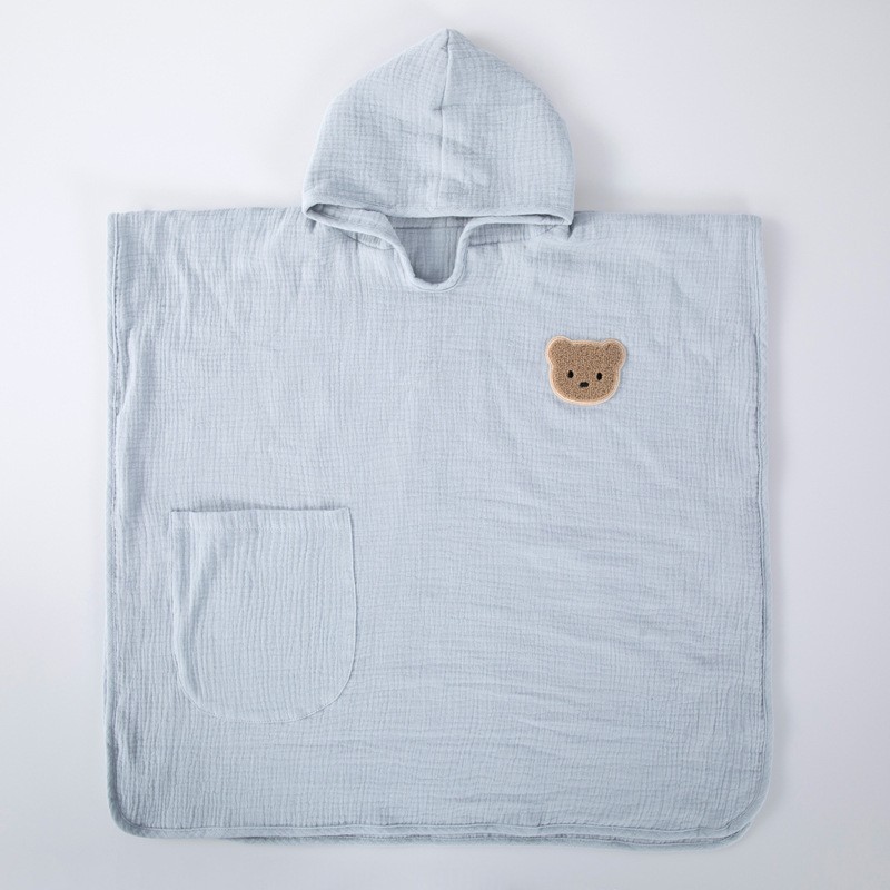 Children Bathrobe Supplier - Cotton Hooded Beach