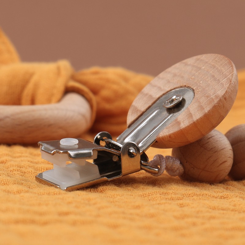 Baby Teething Toy Supplier - Wooden Comforter Set