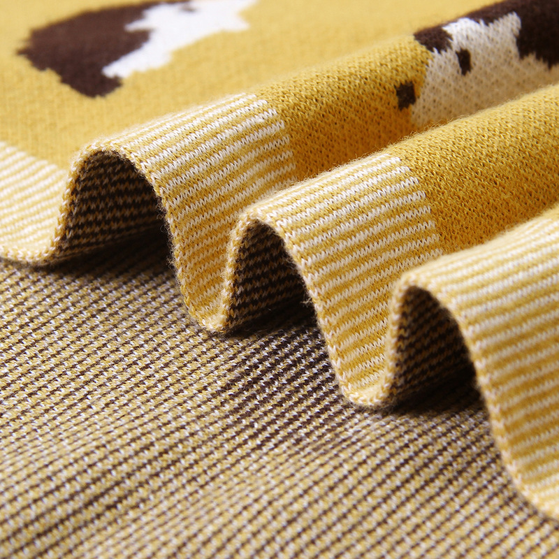 Crepe Blanket Factory - Waffle Pineapple Grid