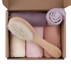 Baby Bath Set Factory - Handkerchief Wood Brush