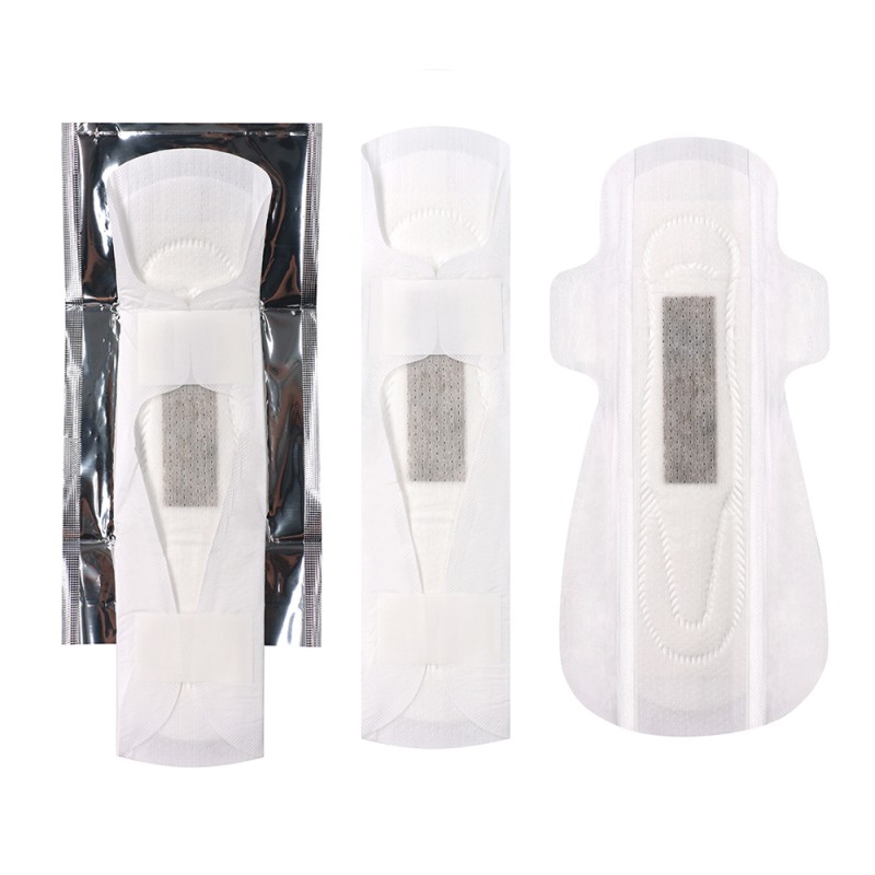 Sanitary Pads Factory - Organic Cotton Cover Winged Heavy