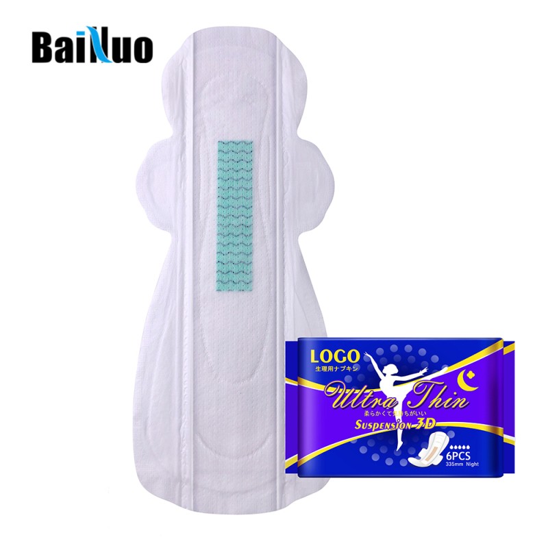 Sanitary Pads Supplier - Lady Period Negative Anion Night