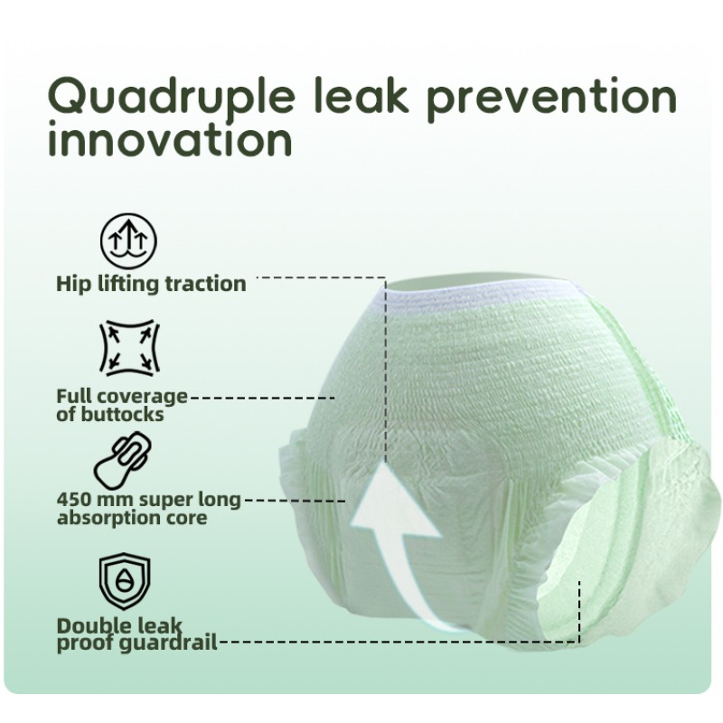 Sanitary Pants Manufacturer - High Absorbency Cotton Wingless