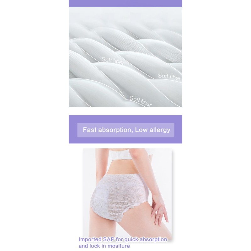Period Panties Factory - High Absorbency Disposable Cotton