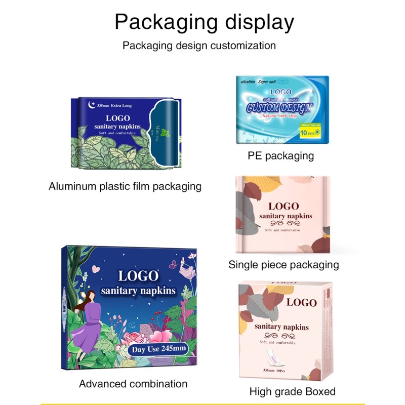 Sanitary Napkins Factory - High Quality Customizable Dry Pack