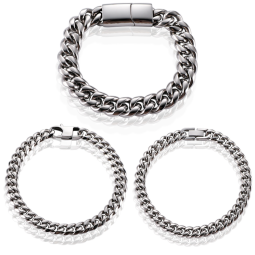 Men's Bracelet Supplier - Wholesale Magnetic Clasp Cuban Chains