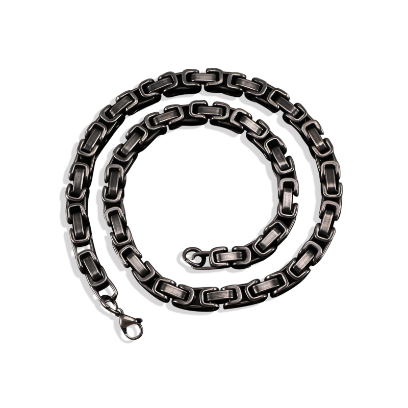 Men's Necklace Manufacturer - 2025 Trendy Gold Plated Byzantine Emperor