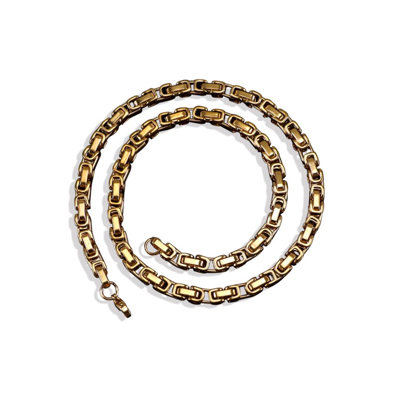 Men's Necklace Factory - Stainless Steel Hip-Hop Byzantine Imperial