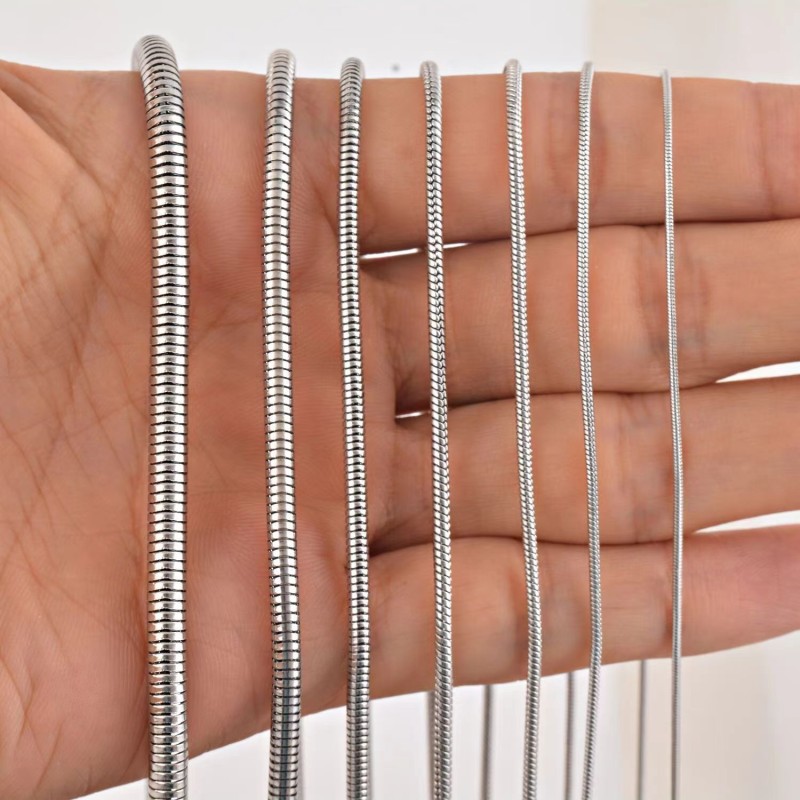 Men's Bracelet Factory - Snake Bone Chain 18K Gold Plated Fashion