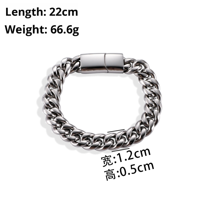 Men's Bracelet Supplier - Wholesale Magnetic Clasp Cuban Chains