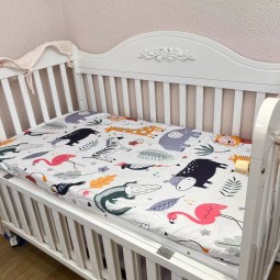 Crib Bedspread Manufacturer - Organic Cotton Fitted