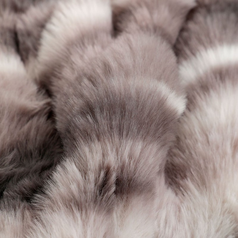 Faux Fur Blanket Supplier - Tie Dye Bubble Thick