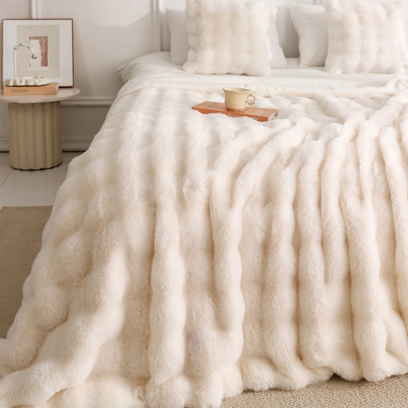 Faux Fur Blanket Factory - Luxury Fluffy Thick