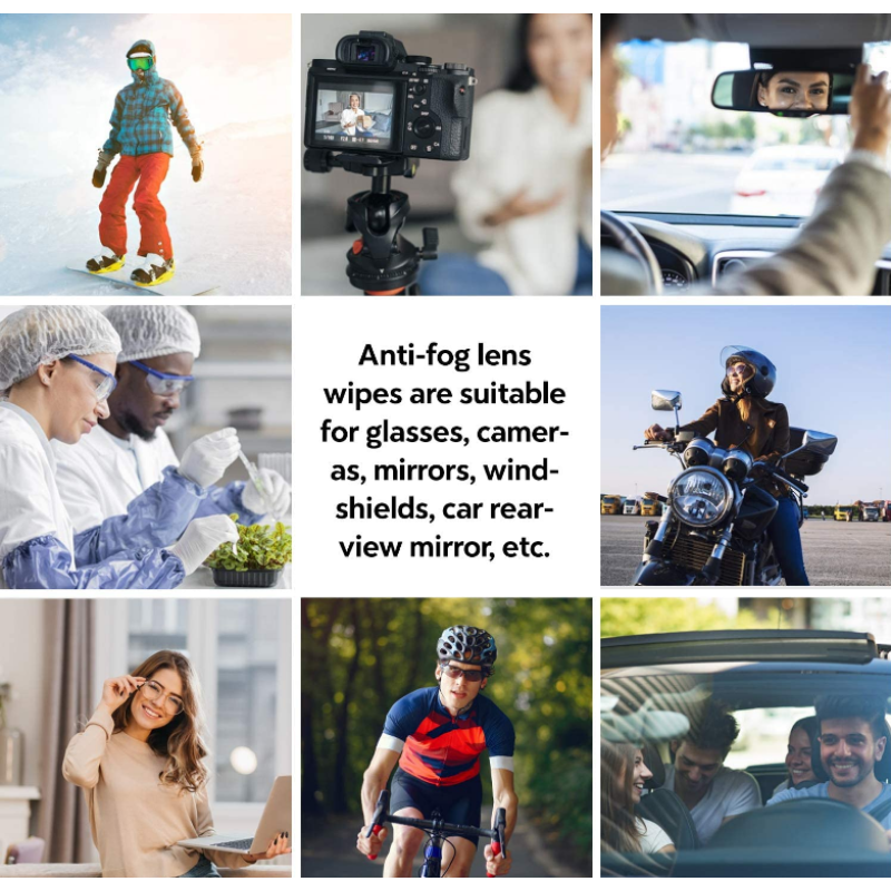 Glasses Wipes Factory - Anti Fog Lens Cleaner Individually
