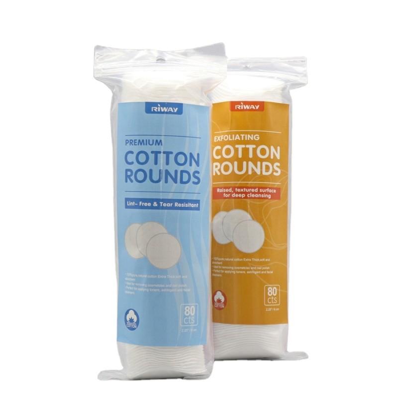 Cotton Pads Factory - 100cts Square Round