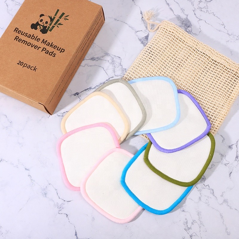 Bamboo Cotton Pads Supplier - Reusable Washable Face Makeup Remover