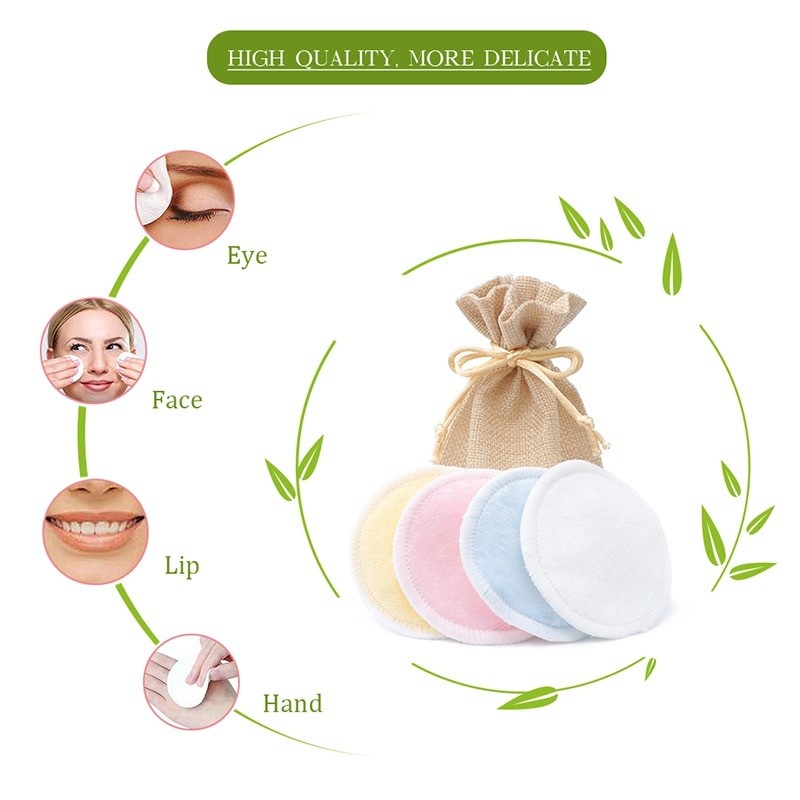 Makeup Remover Pads Manufacturer - OEM Organic Bamboo Charcoal