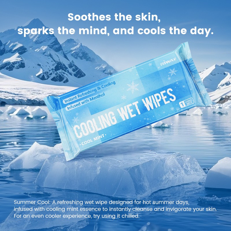 Cooling Wipes Factory - Face Body Refreshing