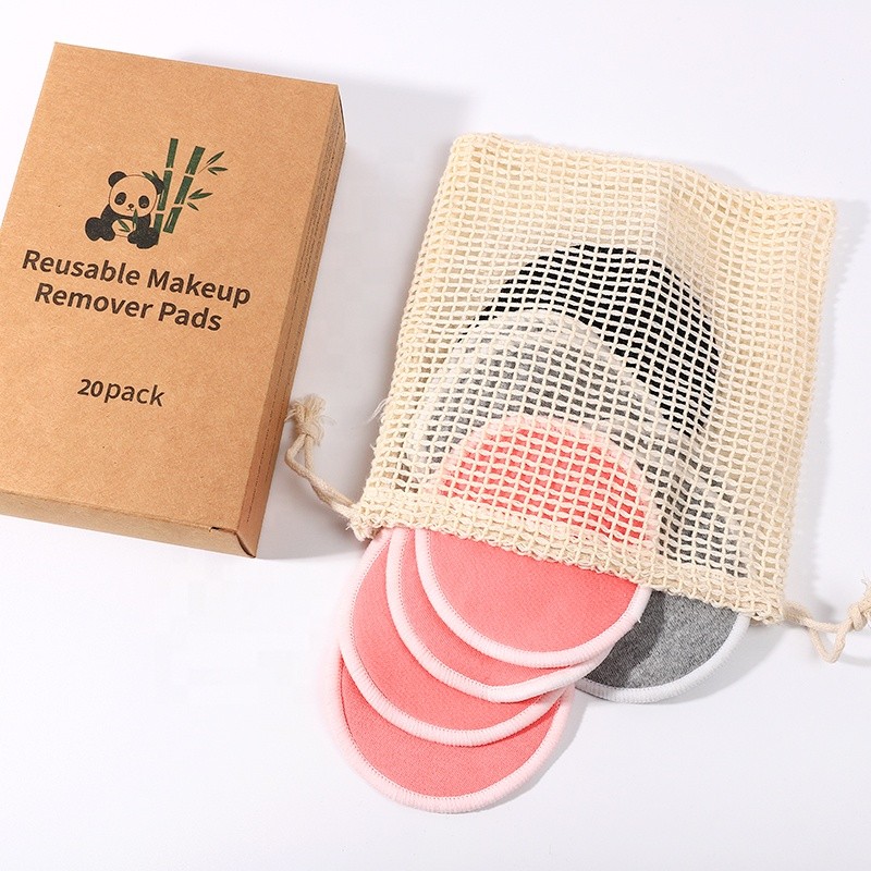 Bamboo Cotton Pads Supplier - Reusable Washable Face Makeup Remover