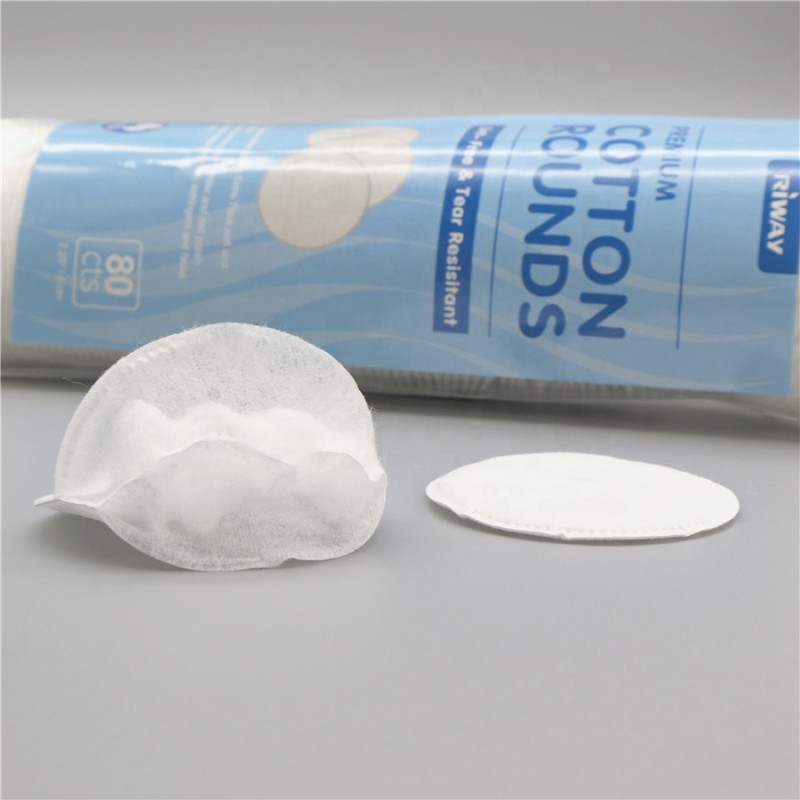 Cotton Pads Factory - 100cts Square Round