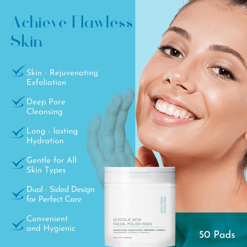 Exfoliating Pads Manufacturer - Dual Sided Salicylic Acid Niacinamide