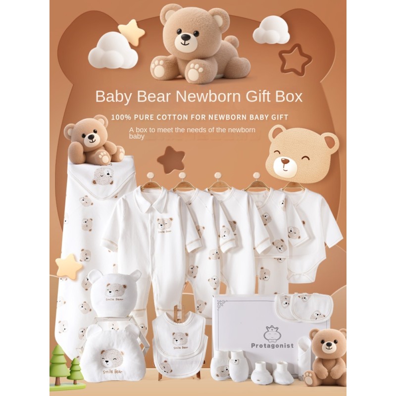 Baby Gift Set Supplier - Smiling Bear PP Cotton