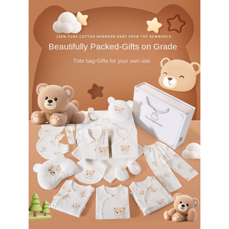 Baby Gift Set Supplier - Smiling Bear PP Cotton