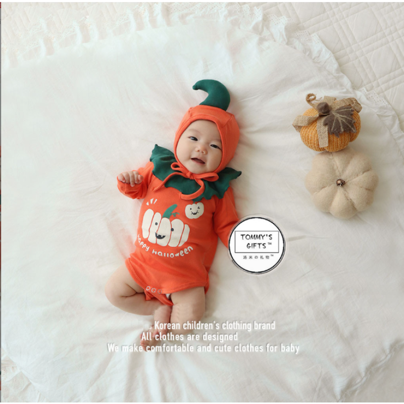 Baby Romper Supplier - Halloween Long Sleeve Overall