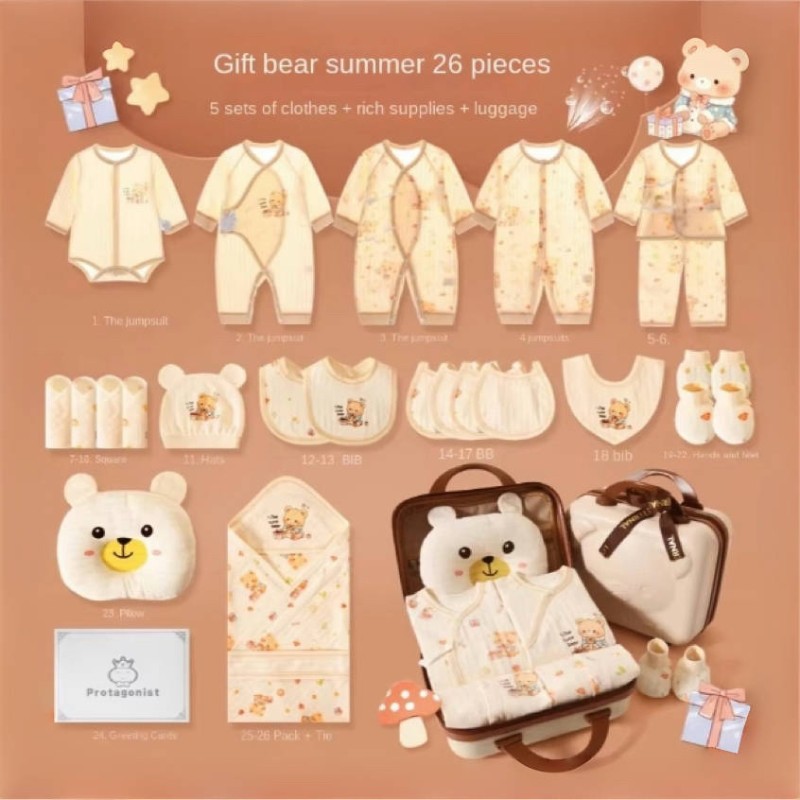 Baby Clothing Set Supplier - Summer Thin 21 Piece