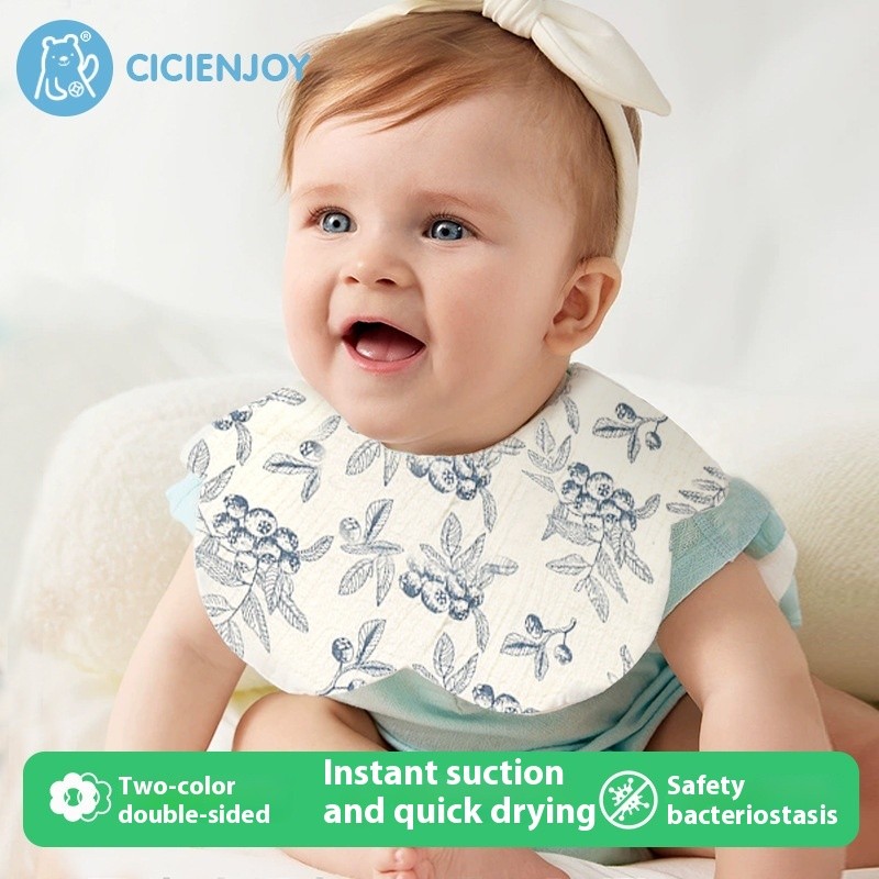 Baby Bib Manufacturer - Organic Muslin Bandana