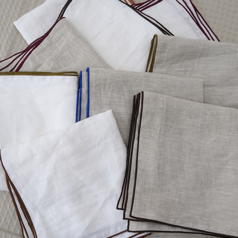 Linen Napkin Factory - Wholesale Handmade Embroidered Edge