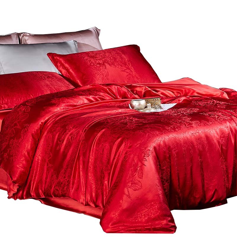 Silk Bedsheet Supplier - Luxury Satin Jacquard