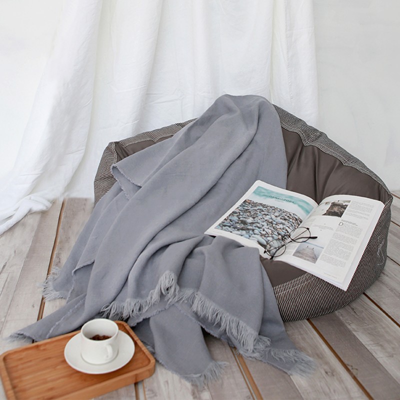 Weighted Blanket Supplier - Premium Washed Grey Printed